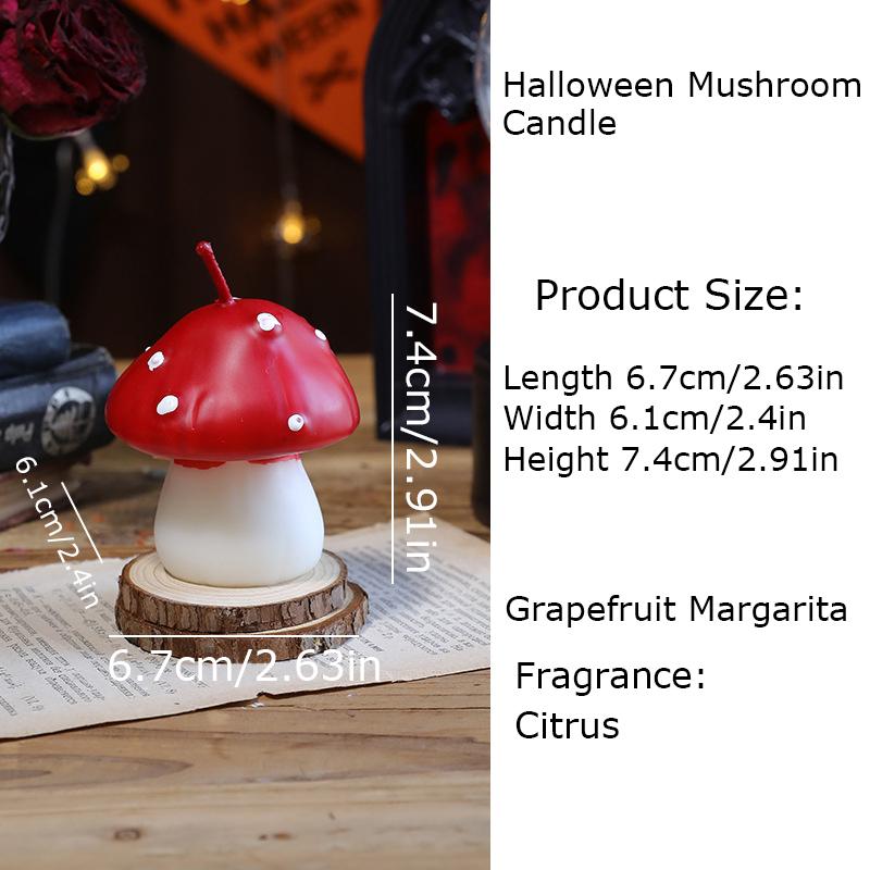 

1 шт. Ужасные глазные яблоки Украшение для вечеринки Ароматерапевтические свечи Кухня Форма гриба Ужин Доступно несколько вариантов