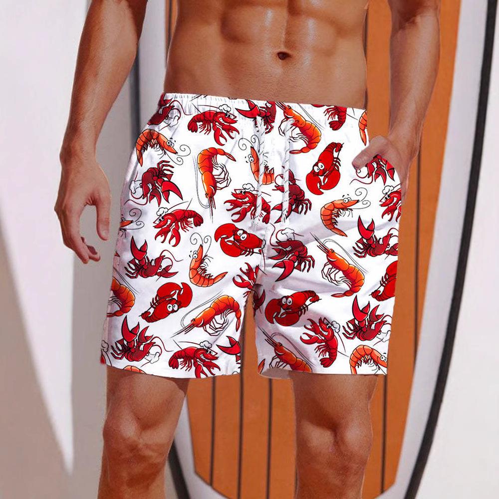 Men s Casual Shorts Outdoor Wear Creative Colorful Fun 3D Printed Shorts Loose Casual Plus Size Breathable vacation style Summer Versatile Shorts S
