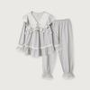 Lunaluz Women S Cotton V Neck Long SleeVe Two Piece pajamaS Grace