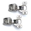 2Pcs Soft Closing Cabinet Hinge Overlay Self Slow Close Door Hinges for Kitchen Cabinets Face Frame Concealed Hinges Door Damper