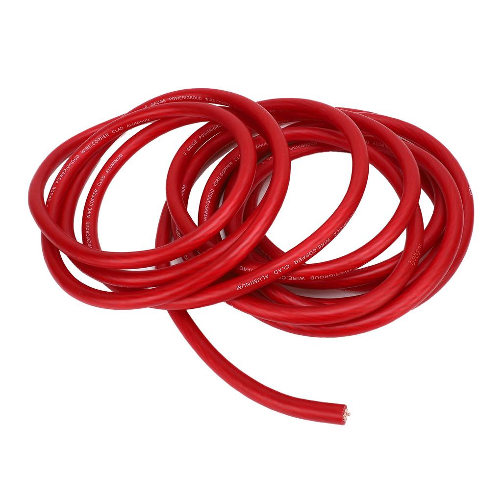 1 Gauge AWG Automotive Wire 25ft Versatile Flexible Easy Installation CCA Car Power Ground Battery Cable for Radio