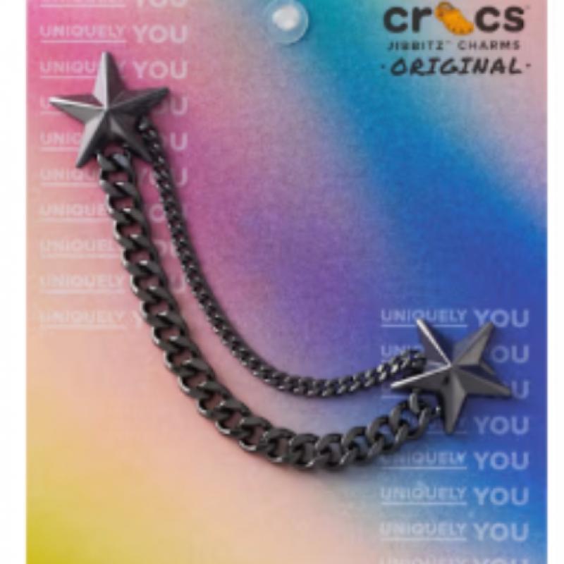 Crocs Star Chain Jibbitz Charm Pack Punk