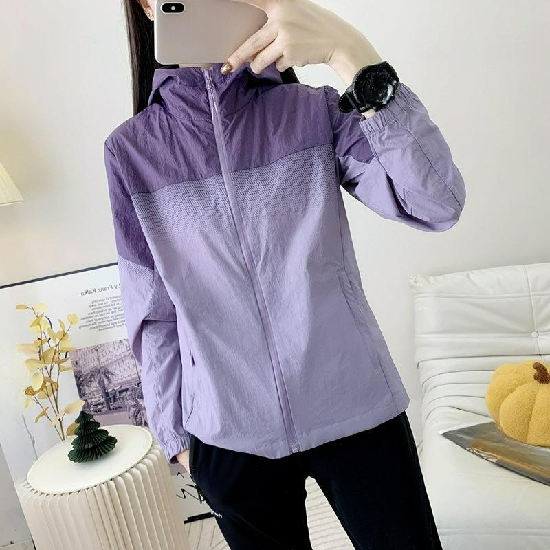 Summer Hooded Sunscreen Clothing Women's Anti-ultraviolet Skin Clothing Casual Breathable Thin Section