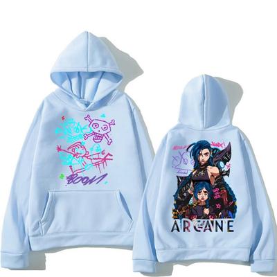 Sudaderas Arcane Jinx Hombre Mujer Ropa Harajuku