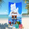 Customizable personalized beach towels Animal Crossing themed designs.Suitable for the beach, yoga, sports;ideal as beach accessories