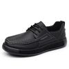 Fashion New Handmade Leather Casual Men Shoes Design Sneakers Man Breathable Leather Shoes Men Outdoor Sneakers