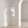 Soporte Arquitectónico Ornamentado PU Tallado Decorativo