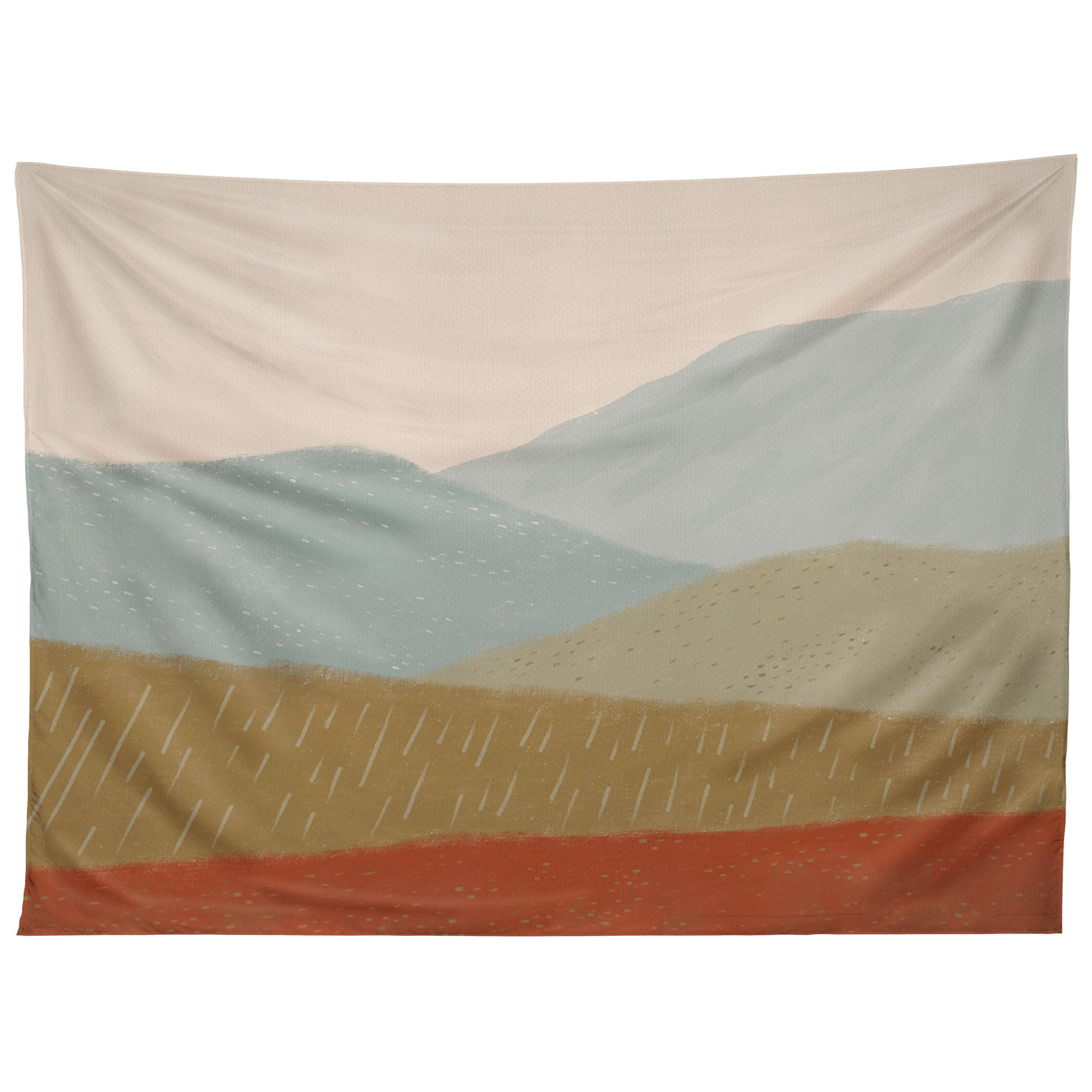 MINIMAL PATTERNED MOUNTAINS 2 tapestry 75x100