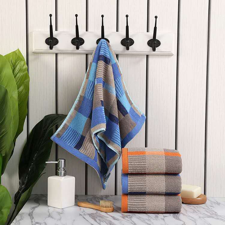 Pure Cotton Square Towel Household Daily-use Pure Cotton Face Towel Embroidery