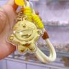 Doraemon Gold Pendant Keychain with 999 Pure Gold Charm