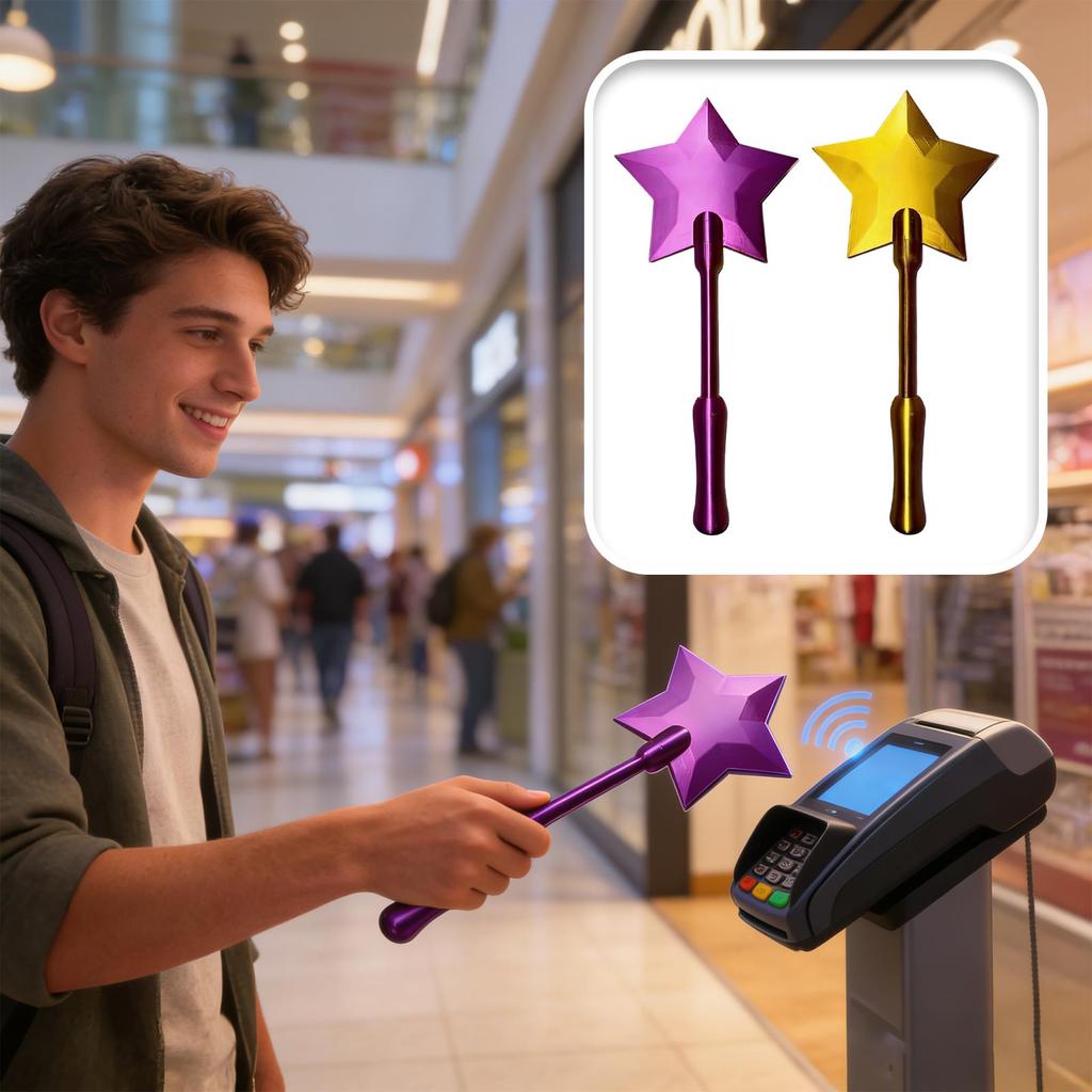 3D Printed Starlight Wand Contactless Payment Card Holder