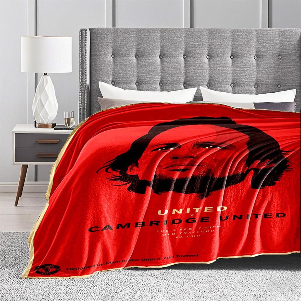 United Match Poster Blanket for All Seasons Blanket Lunch Break Throw Gift