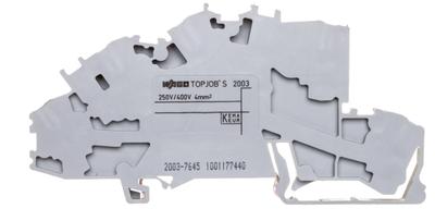 3-Tier Rail Connector 2.5mm2 //Pe Gray 2003-7645 Topjobs