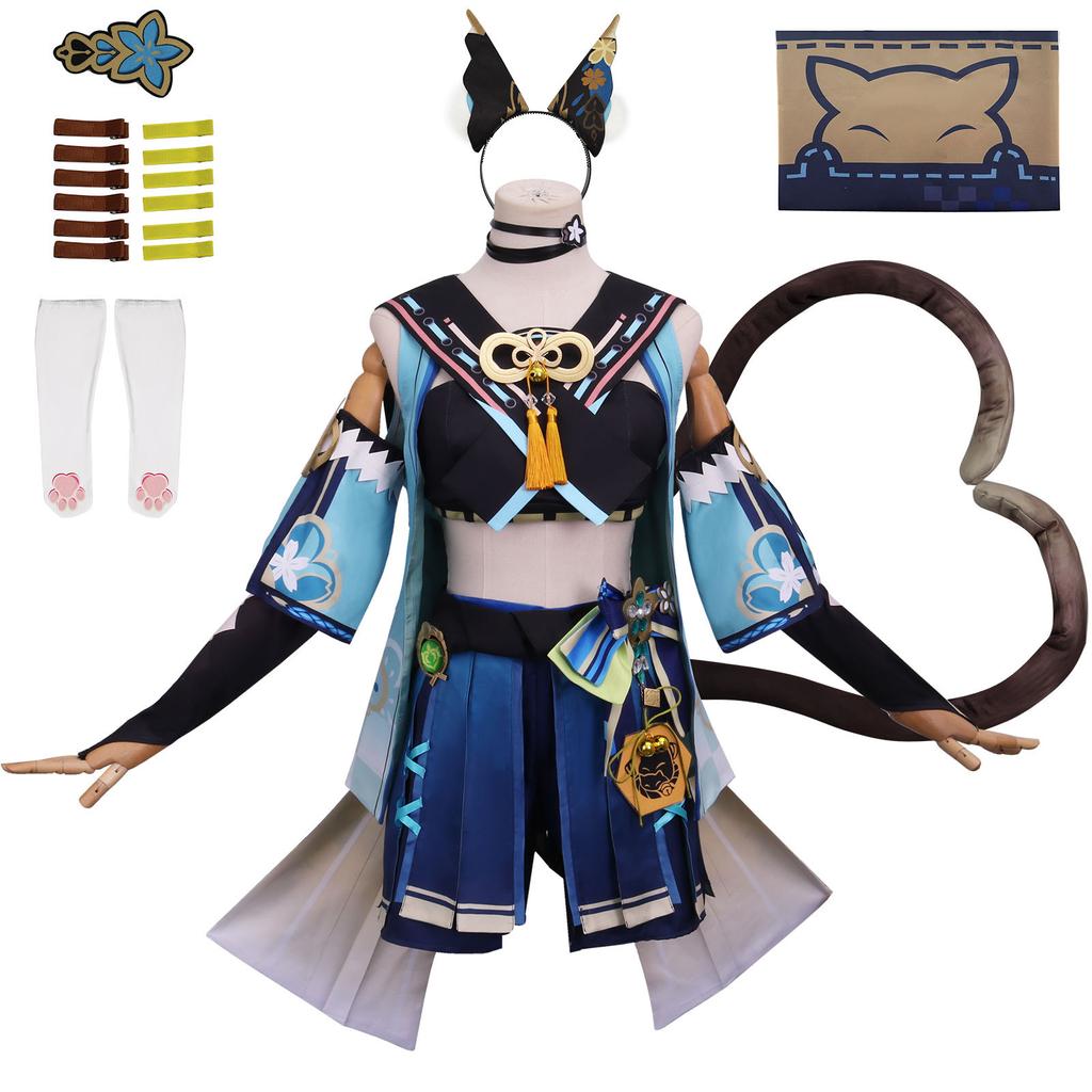 Kirara Cosplay Game   Cosplay Wig Cosplay Costume   Cute Cat Kirara Plus Size