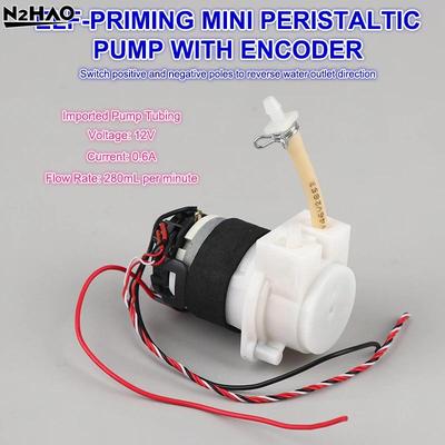 Mini Peristaltic Pump  NEW DC 5V-12V Small Mini Peristaltic Pump Dosing Pump Micro Self-priming Suction Liquid Lab Metering Pump