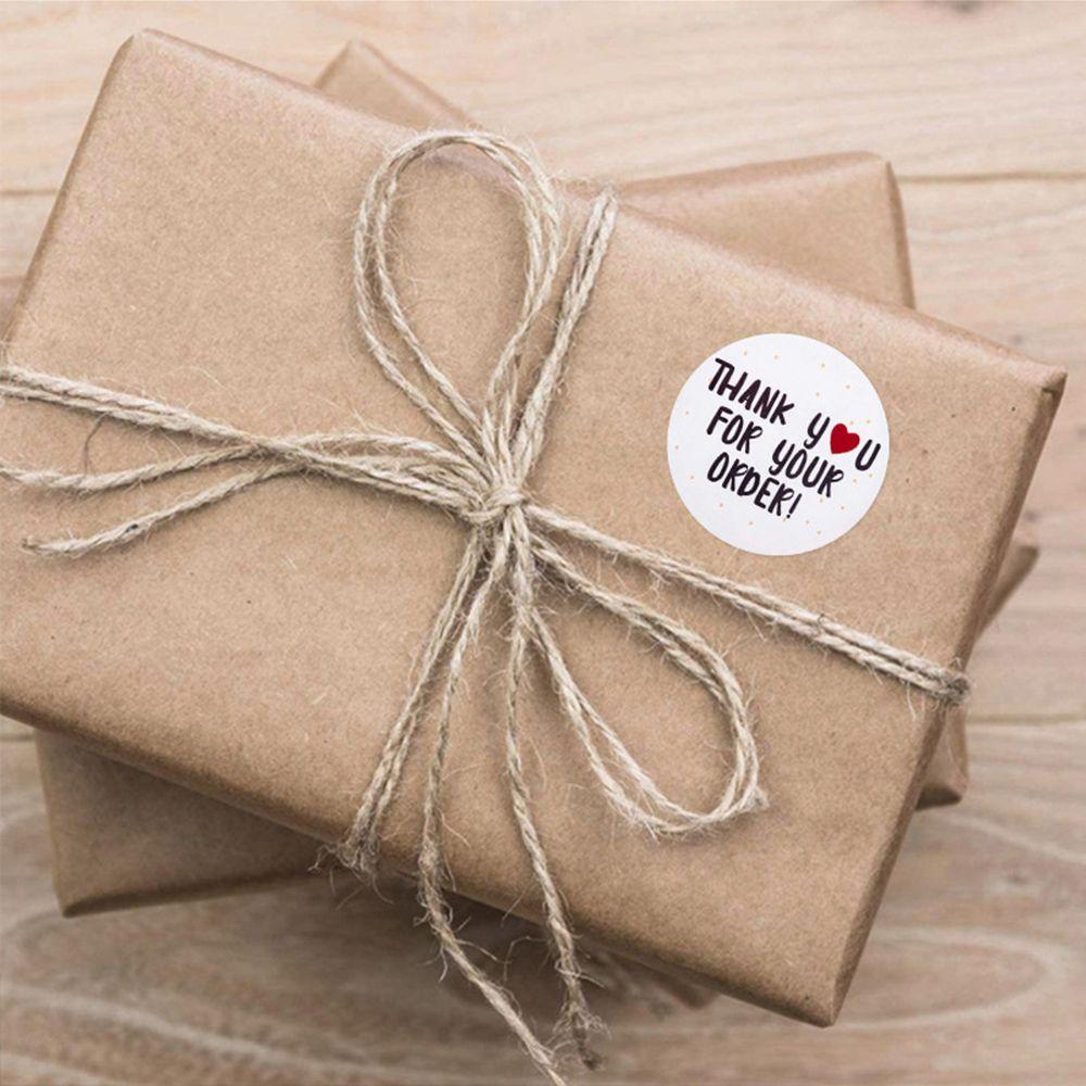 Craft Wedding Decor Cookie Bags Party Sealing Tag Thank You Gift Paper Stickers Package Label