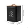 Cookie Jar Food Container Carbon Steel with Airtight Lid Large Capacity Sealed Storage Tin Organizer
