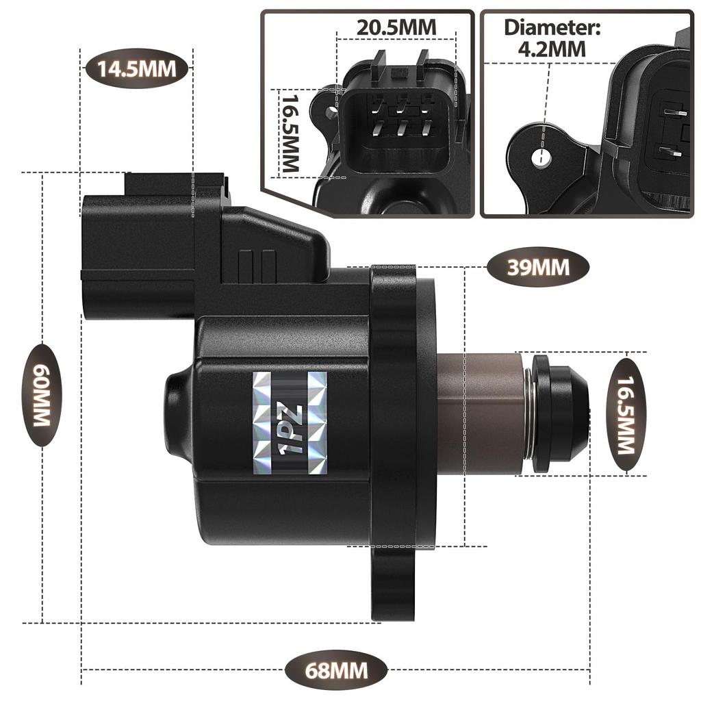 1PZ JPZ-K5A ISCV Valve Throttle Sensor Subaru Preo RA1 RA2 RV1 RV2 Idle Speed Control Durable 22650-KA220 Maintenance Parts Outside