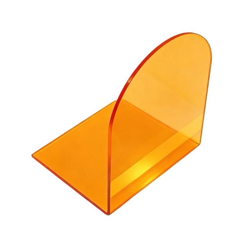 Acrylic Books Stand, Elegant Design Bookends Bookshelfs Books Holders Table Picture Album Holders for Displaying Books