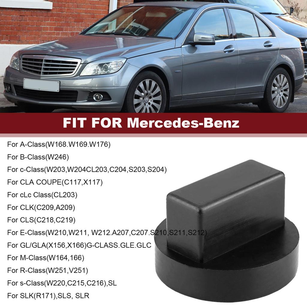 Rubber Slotted Frame Adapter Rubber Jacking Point Jack Pad for Mercedes Benz Car Jack Disk Pad Protector Tool Car Accessories