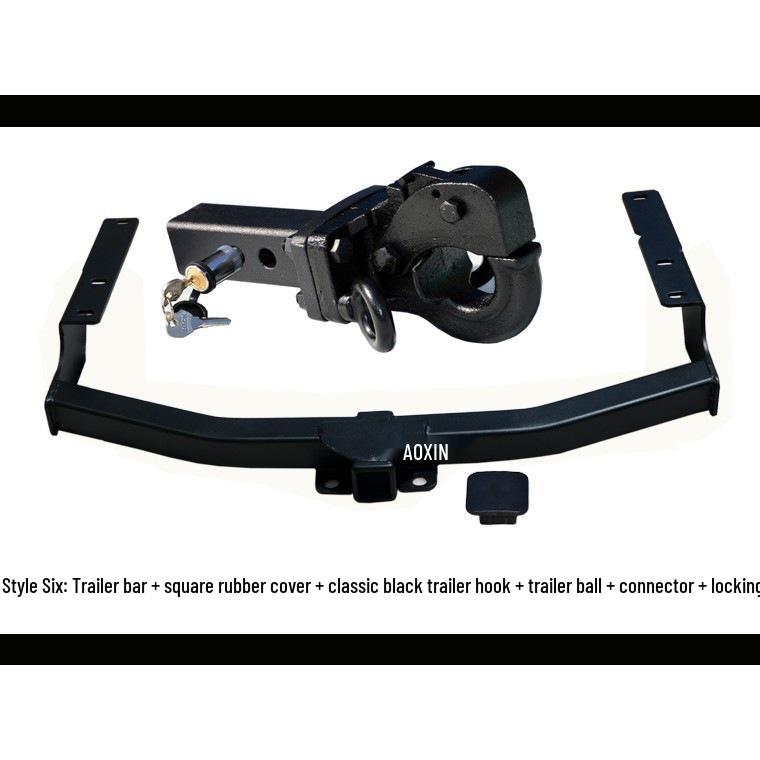 Compatible Tow Hook and Tow Bar for 07-25 Toyota Highlander, Rogue, Wildlander.