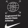 Nike Dri FIT Logo Print Relaxed Sweatshirt Men Tops Black DV9827-010