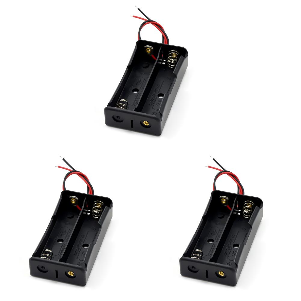 

Пластиковый держатель для аккумулятора 18650 3,7 В (2 Раздел)