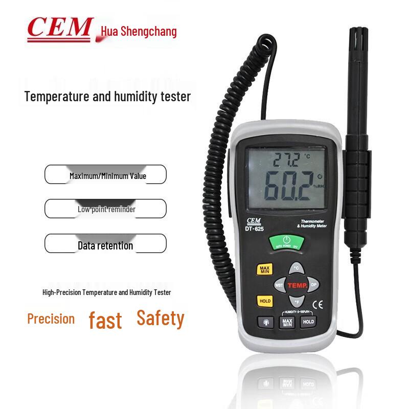 CEM DT-625 Portable Thermo-Hygrometer (CN Version)