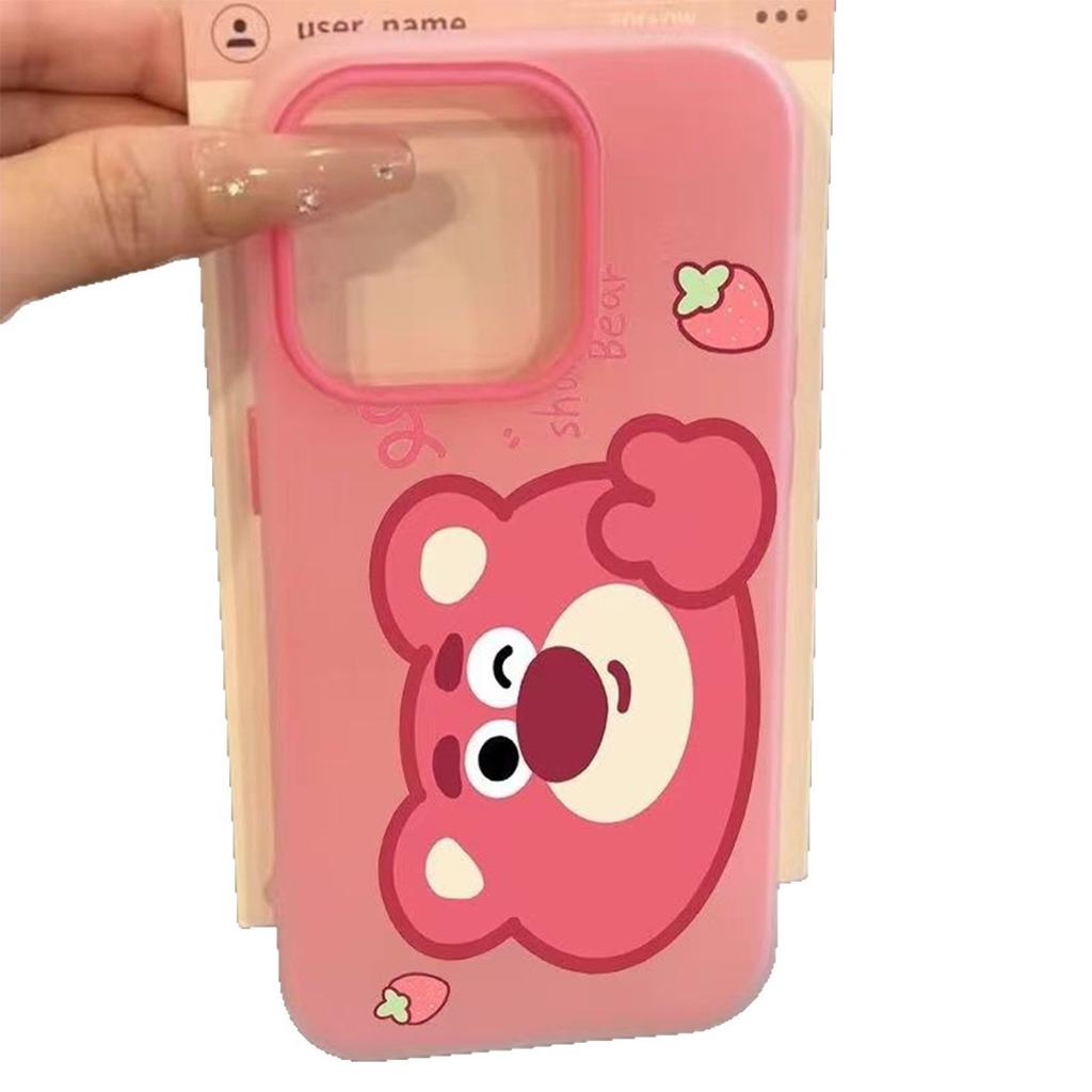For Apple Mobile Phone Case Summer Small Fresh Cartoon Solid Color Transparent for IPhone13pm Mobile Phone Case Heat Dissipation and Cooling
