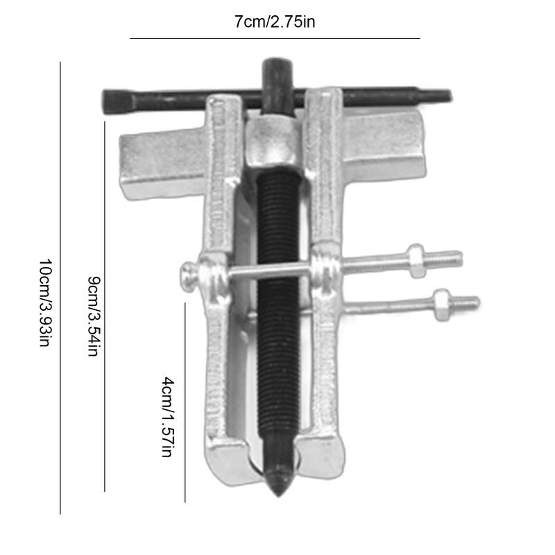 2 maxilare extractor de angrenaje 2 maxilare scripete angrenaj rulment volantă eliminare instrument extensibil motocicleta reparare instrument greu scripete extractor