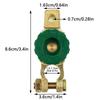 Car Battery Disconnect Isolator Switch Brass Heavy-Duty Quick Cut Off for 12V 24V Marine Boat Truck RV