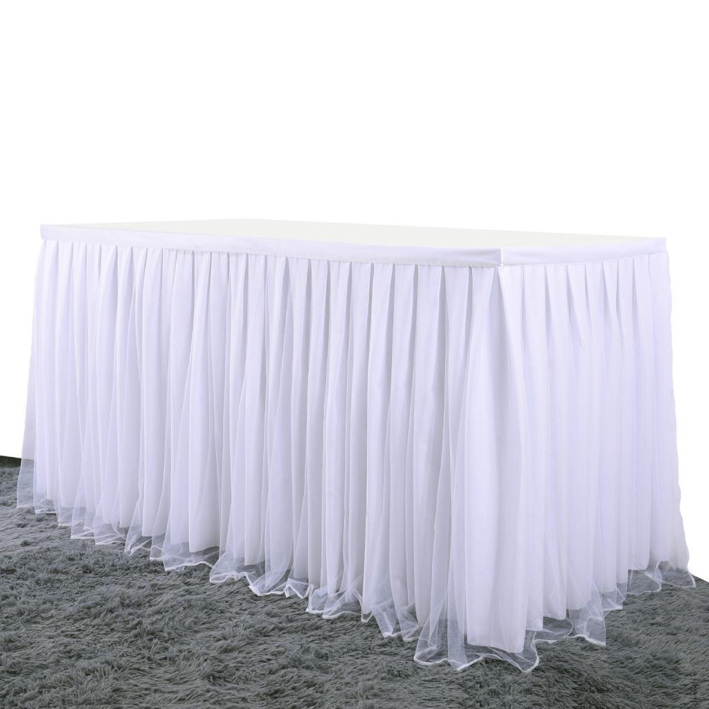

Skirt cloths Daily Decorations-White 2 Yards