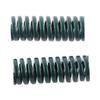 2pcs OD 25mm ID 12.5mm Heavy Load Mould Die Spring Green (TH25*70mm)