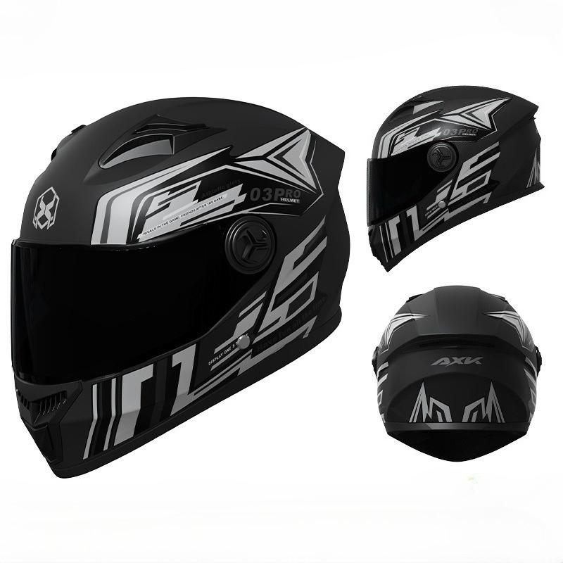 Motorcycle Helmet Men's Winter Warm Locomotive Electric Car Women's Four Seasons Universal Safety Helmet