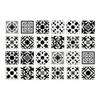 24pcs Mandala Wall Stickers Kitchen Self-Adhesive Waterproof Tile Stickers Bathroom Decor Moroccan Pvc Decal