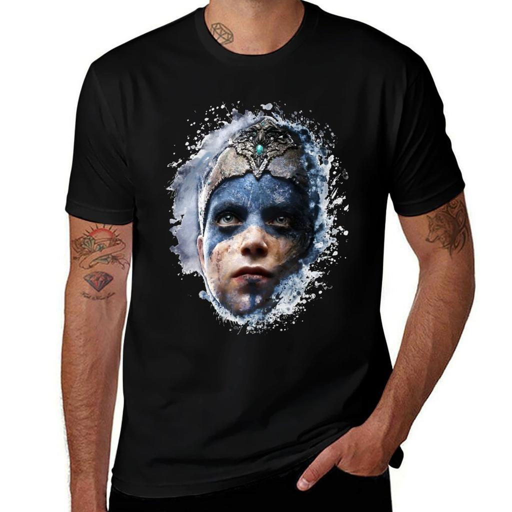 Hellblade Senua's Sacrifice T-Shirt Man Tshirt T Shirt Man Luxury T-Shirt