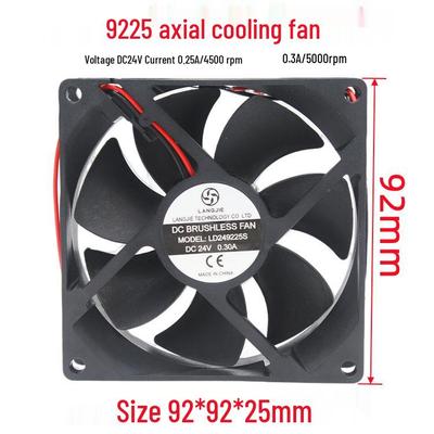 9225 Axiale Koelventilator 92x92x25mm DC24V 0.3A voor Lasmachine