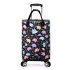 Stylish Insulated Foldable Shopping Cart with Universal Wheels
