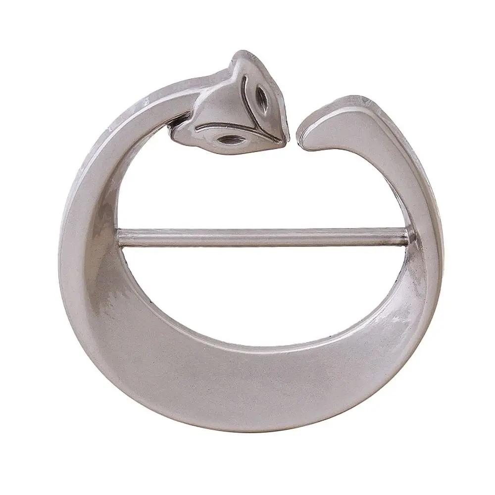 1Pc Scarf Buckle Scarf Ring Shawl T-Shirt Clip Brooch Waist Buckle Silk Clasp Clips Fashion Jewelry