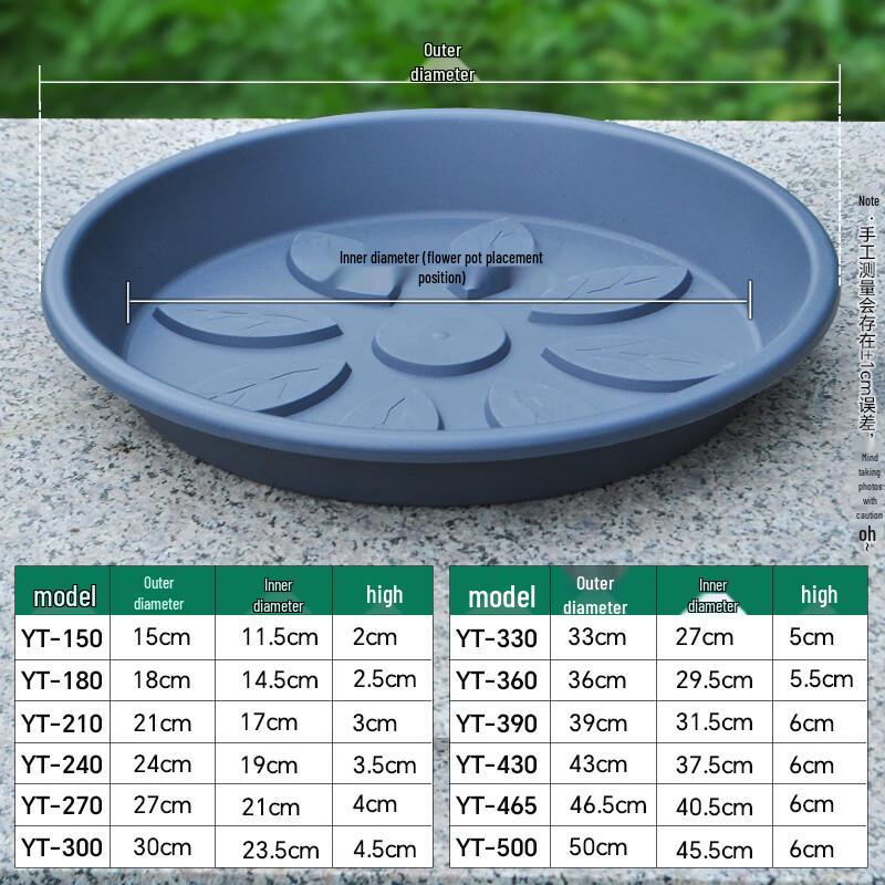 

Durable Plastic Flower Pot Tray