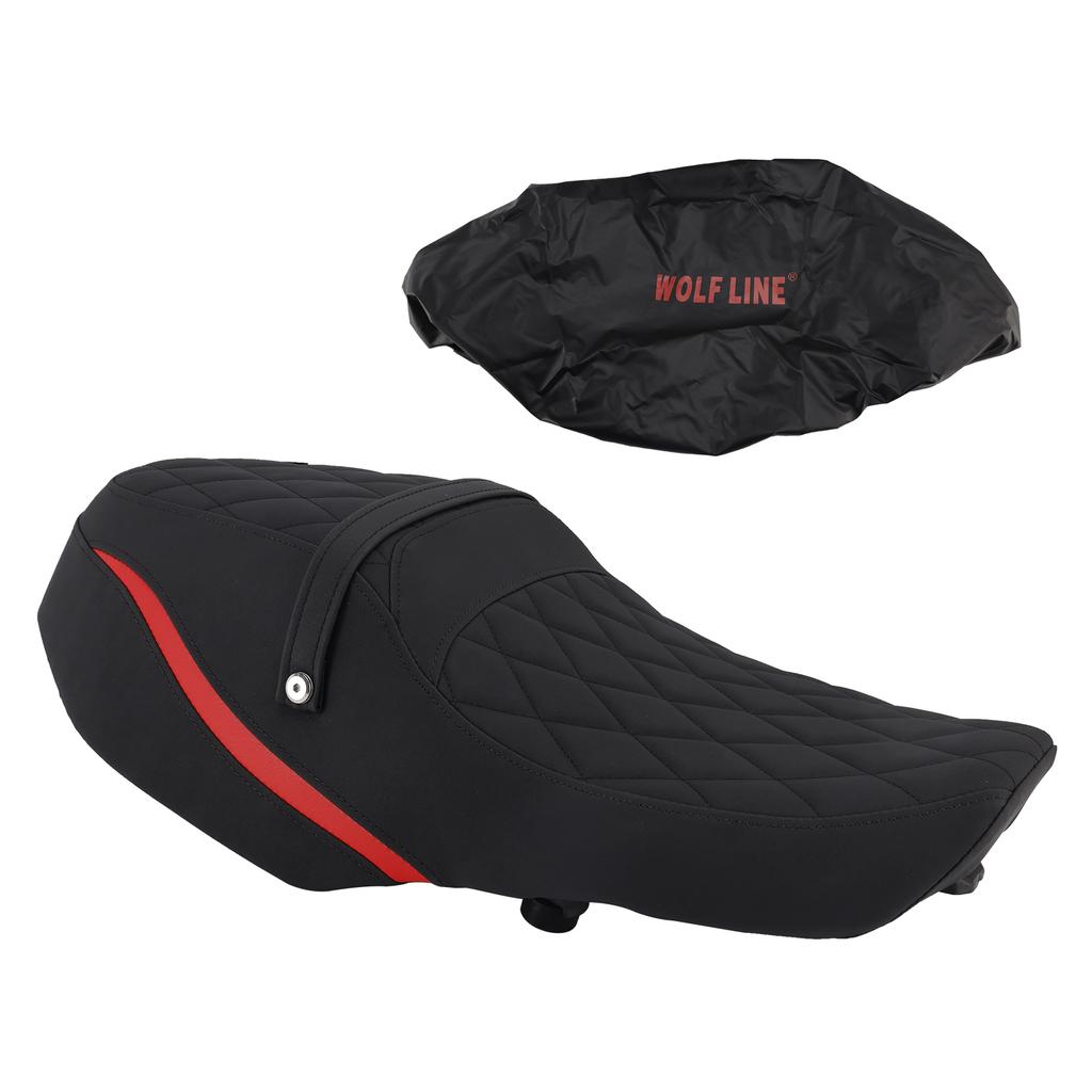Front Raider Seat Driver Cushion Pu Fit Red For Yamaha Xsr900 Xsr 900 22-25