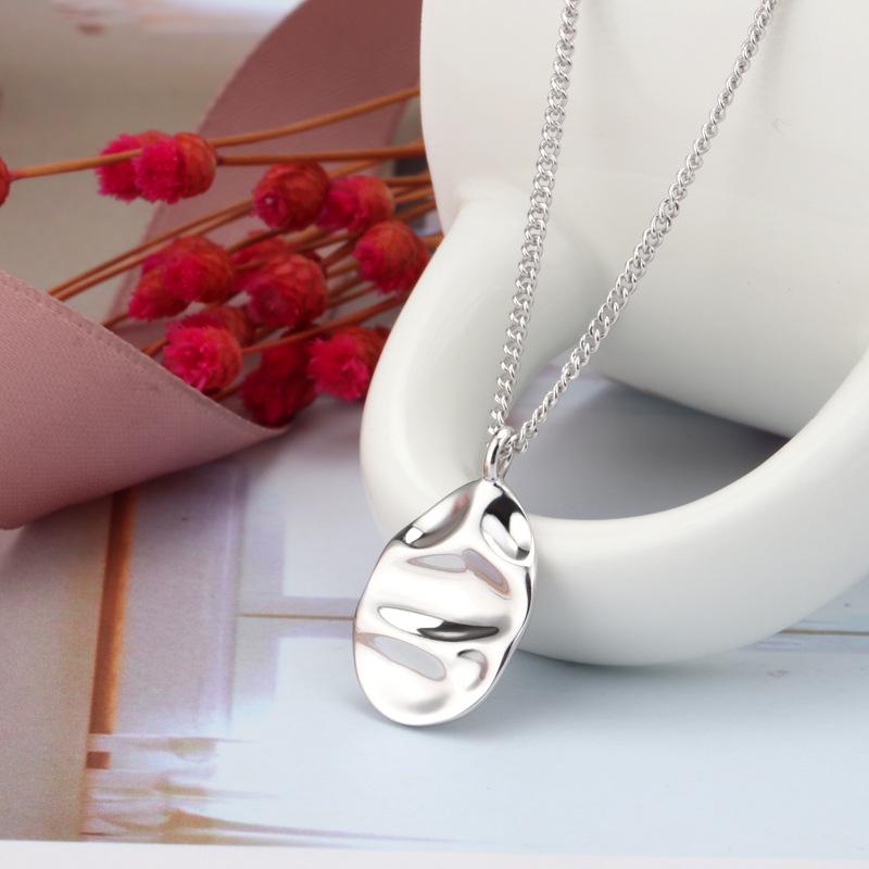 

Ожерелье женская мода ретро коробка веревка многослойная овальная волна воды кулон ключица цепочка ювелирные изделия