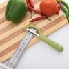 Non-slip Round Handle Comfortable Grip Fruit Peeler Easy to Clean Matte Surface Multi-functional Stainless Steel Sharp Blade Vegetable Peeler for Home