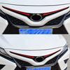 Paar Auto Edelstahl Front Mitte Kühlergrill Abdeckung Zierleisten Für 18 19 Camry SE XSE