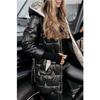 Winter new women's hooded cotton-padded clothes with three zippers and hooded cotton-padded clothes.