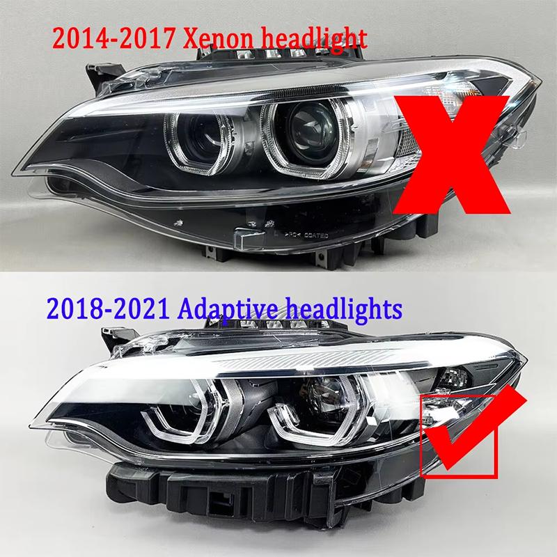 Lemon Yellow Angel Eyes Fit For BMW M2 2 series DRL multicolor LED F22 F23 F87 LCI daytime running light 63117494851 63117494852