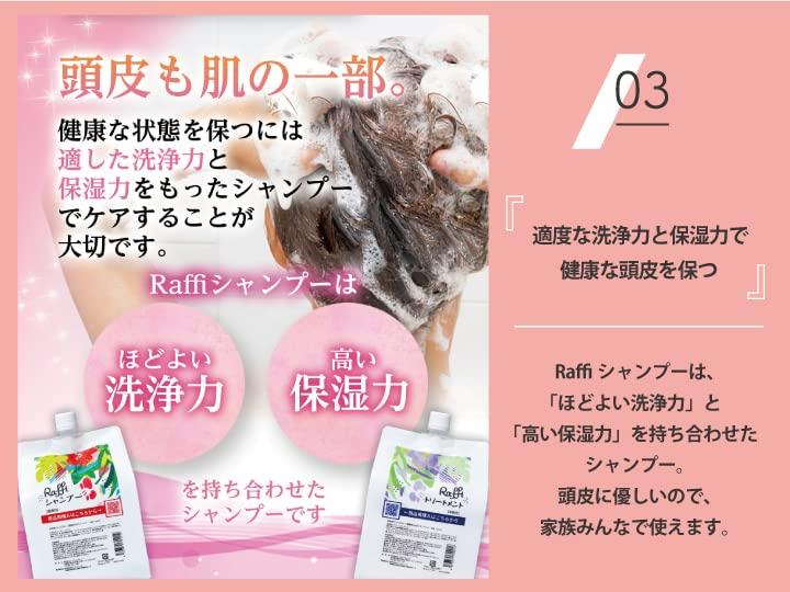 Raffi Shampoo 1000ml Salon Shampoo Salon Exclusive Large Capacity Refill Amino Acid Shampoo Scalp Dry Scalp Care Gray Hair Firmness Beauty Protection