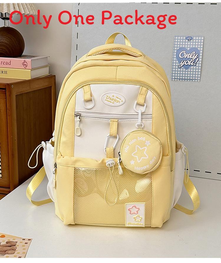 Girl School Backpack With Nylon Material And Design For Teen Students