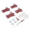 18pcs Knitting Machines Adapter Set Replacement Complete Tools DIY Knitting Machine Accessories for