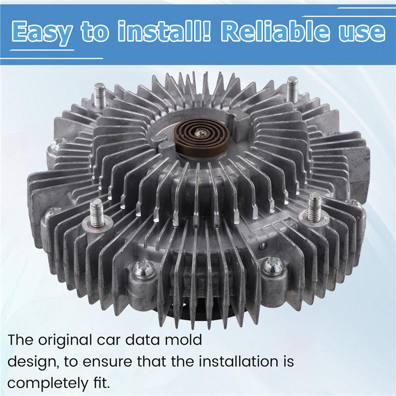 Viscous Clutch Engine Fluid Coupling Assembly 16210-0E010 162100E010 For TOYOTA HILUX FORTUNER 15-21 Cooling Fan Coupler